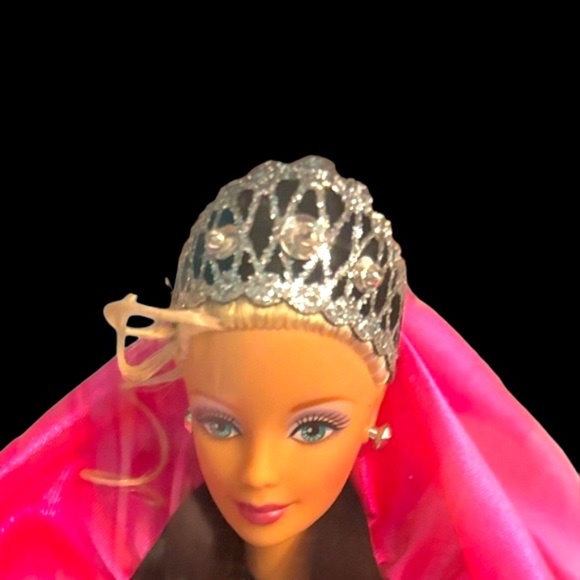 NWT-Barbie Holiday Edition Doll in Pink and Black - Picture 5 of 10